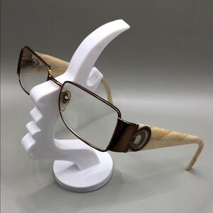 Salvatore Ferragamo Eyeglasses Frame 1778 705 51-17-130 gold brown horn pattern